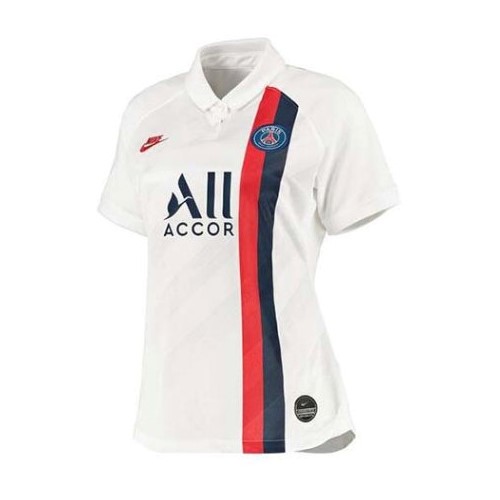 Camiseta Paris Saint Germain 3ª Kit Mujer 2019 2020 Blanco